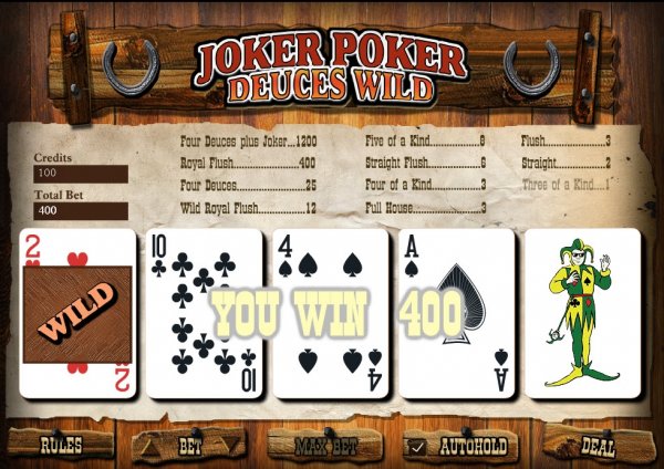 Joker Poker Deuces Wild